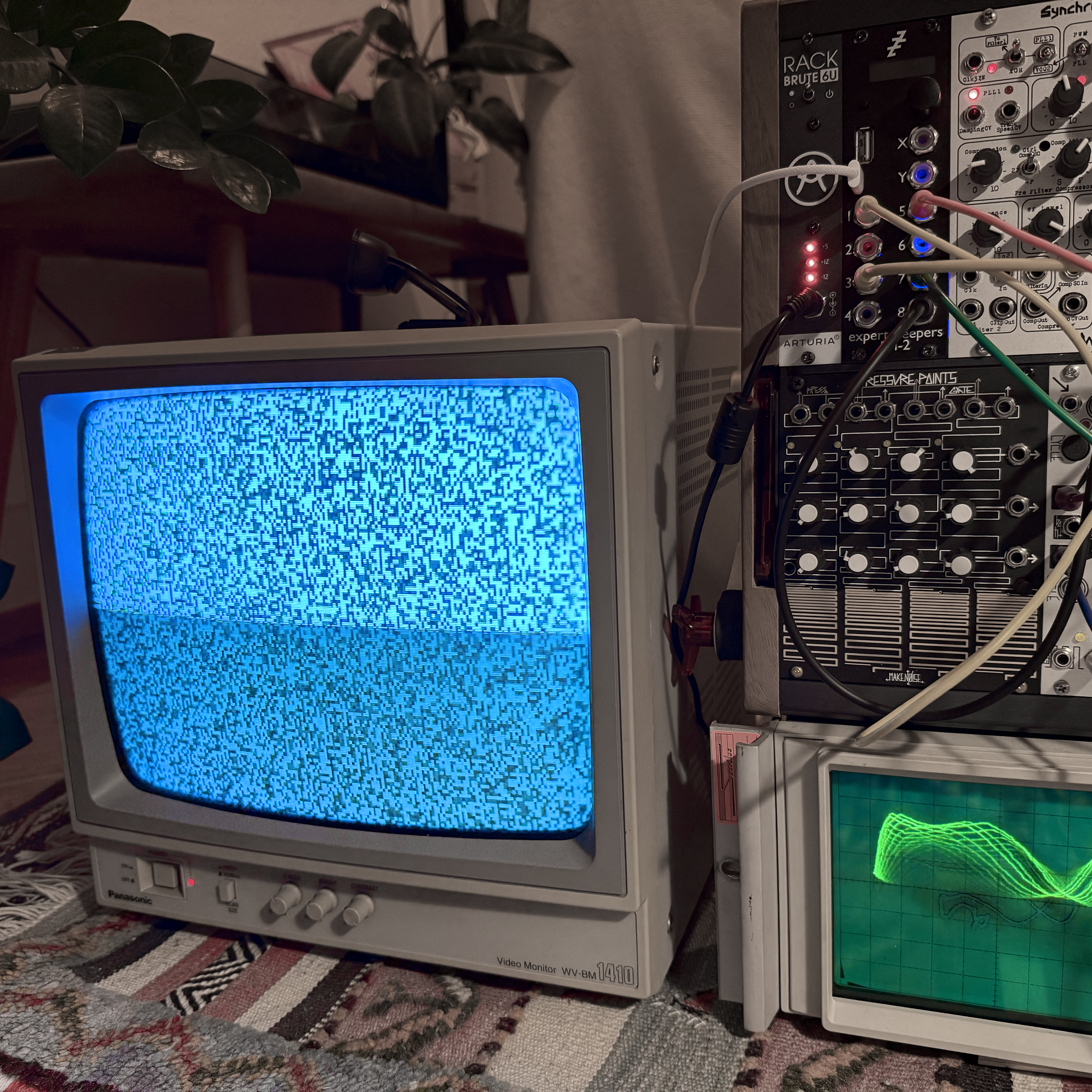 Still frame with morning light and handheld motion blur