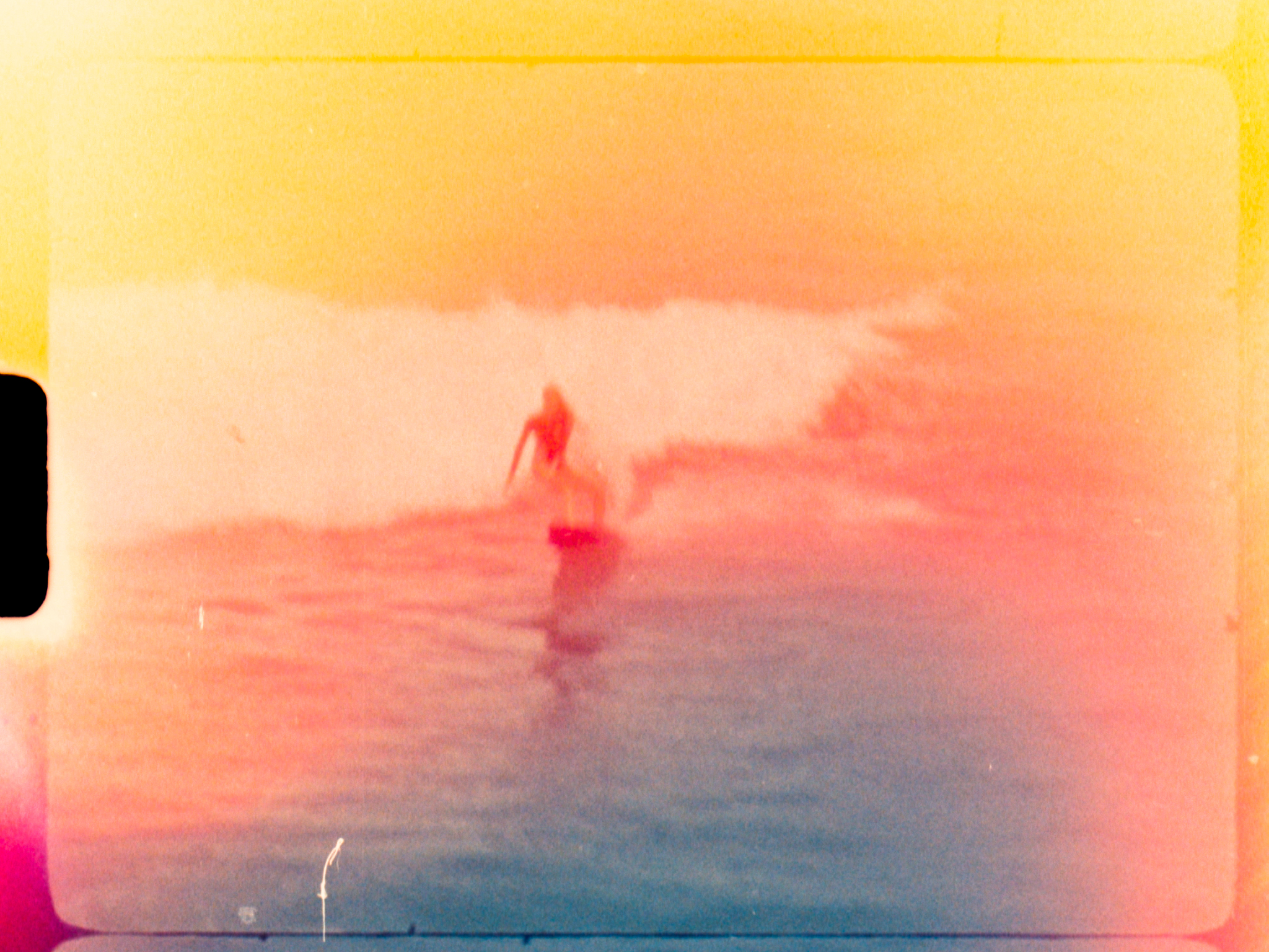 Super 8 still – high contrast silhouette