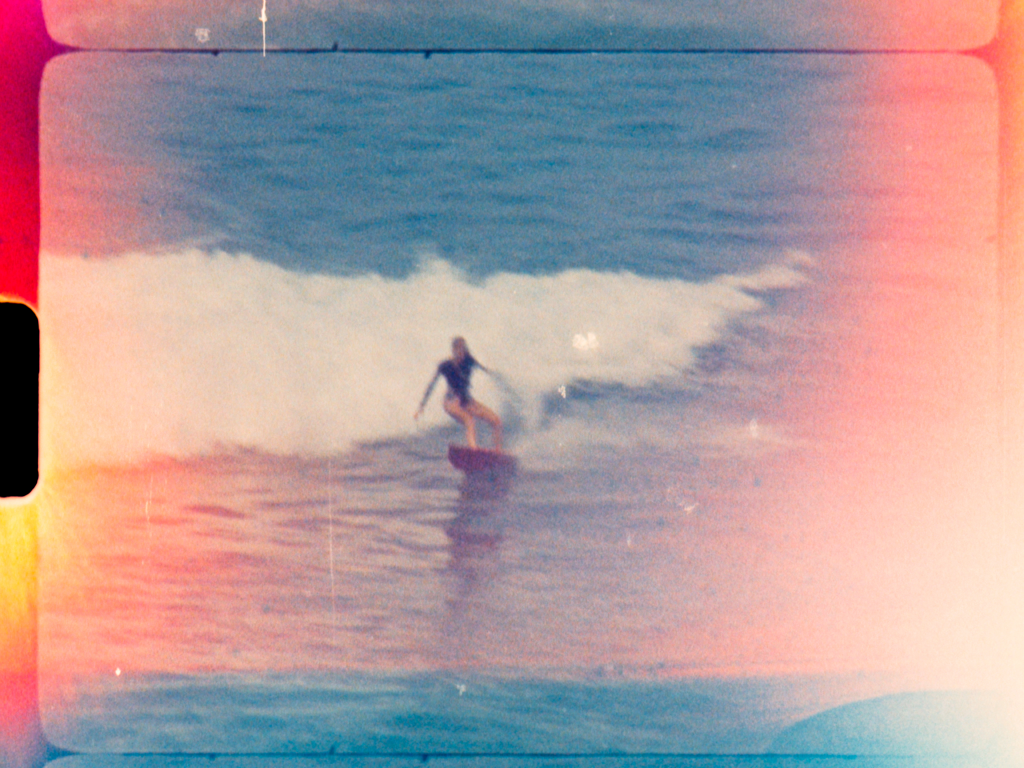 Super 8 still – grain and light bleed