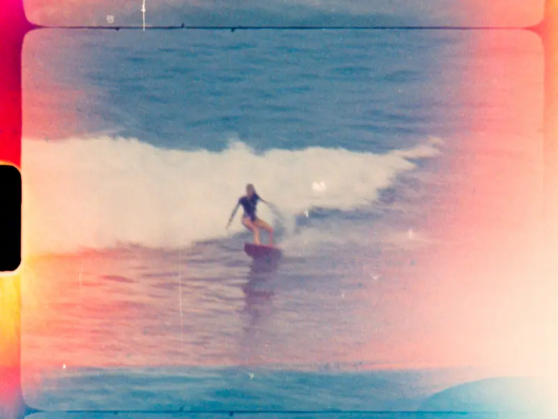 Super 8 still – grain and light bleed