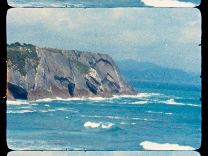 Super 8 still – dense grain bloom