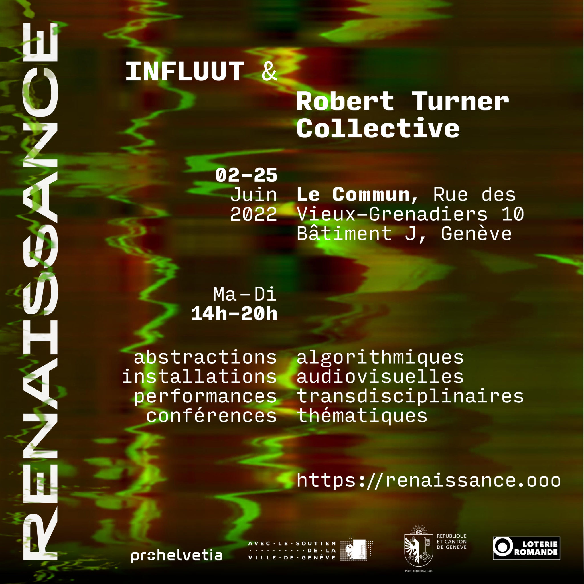 Renaissance exhibition flyer