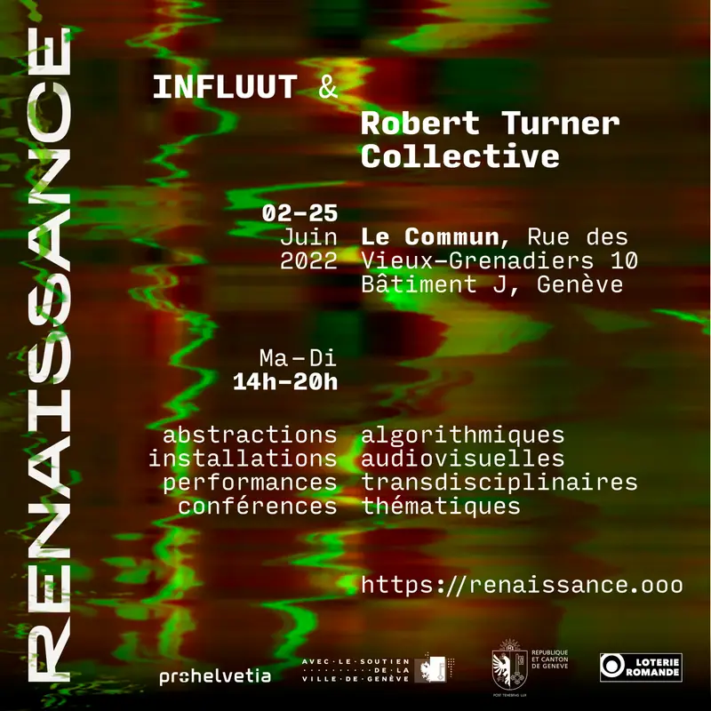 Renaissance exhibition flyer